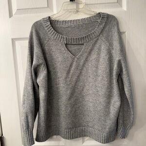SHEIN Gray Crew Neck Sweater
